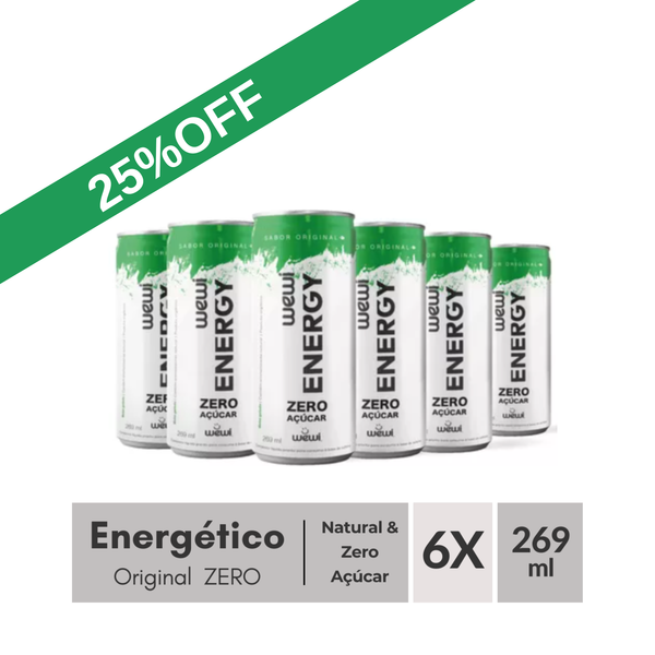 Energy Zero Sugar Wewi 269ml Pack of 6 Units
