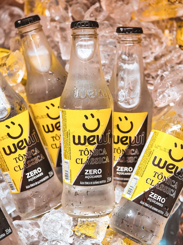 Água Tônica Clássica ZERO Açúcar Wewi 255ml Pacote com 6 Unidades