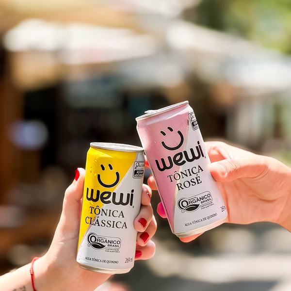 Água Tônica Rosé Orgânica Wewi 269ml