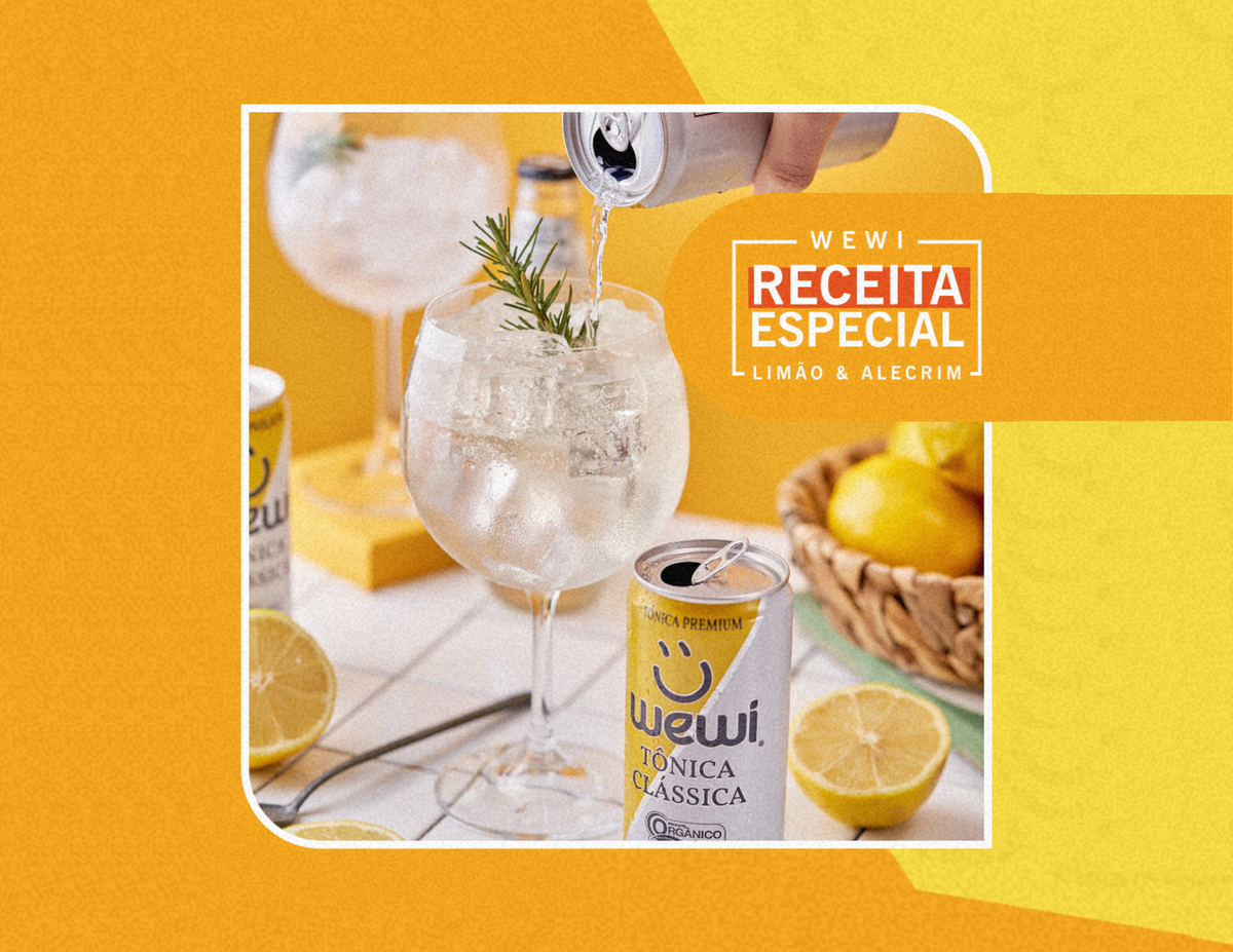 Receita especial Tônica limão & alecrim