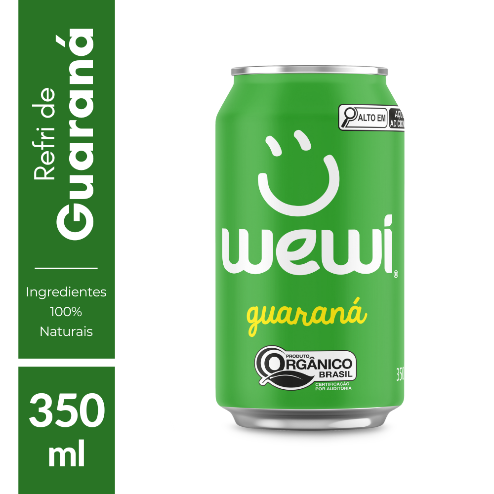 Guaraná Orgânico Wewi 350ml