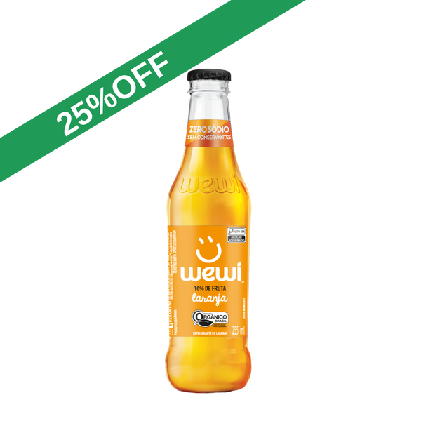 Laranja Orgânico Wewi 255ml