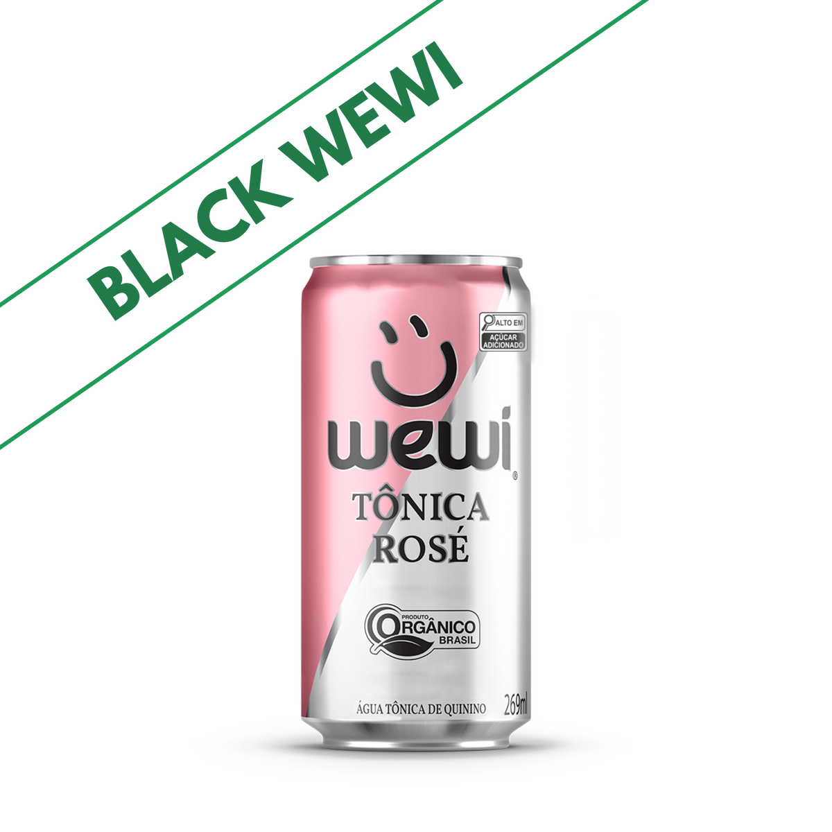 Água Tônica Rosé Orgânica Wewi 269ml