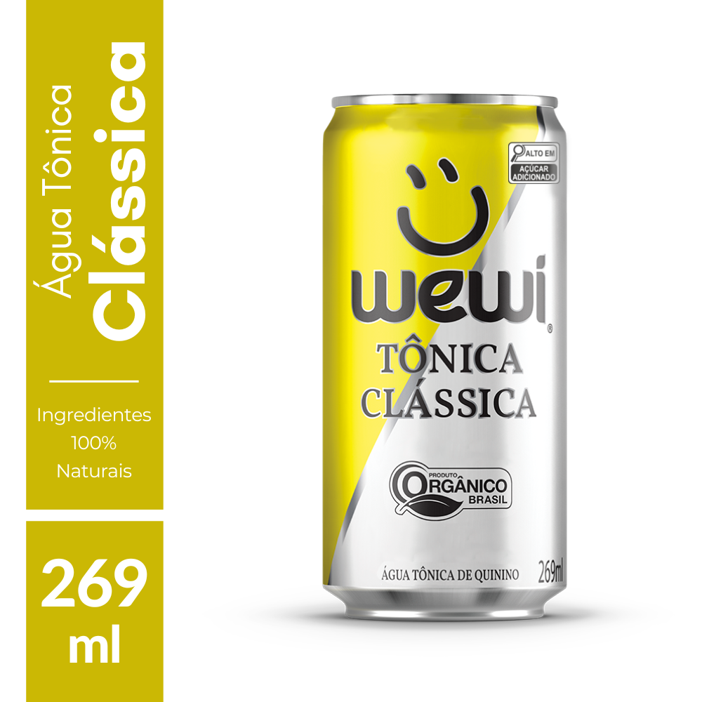 Água Tônica Clássica Orgânica Wewi 269ml