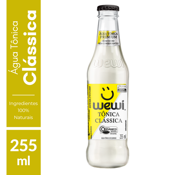 Água Tônica Clássica Orgânica Wewi 255ml