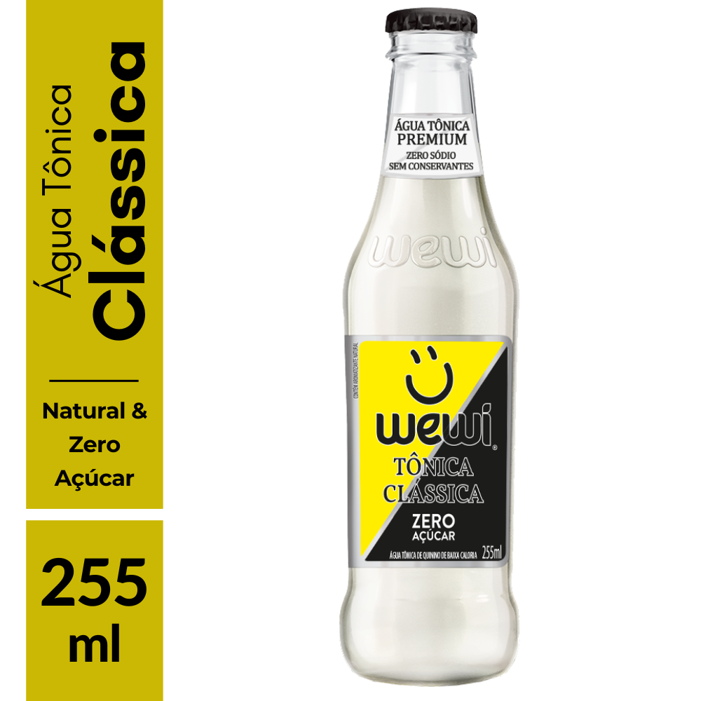 Água Tônica Clássica ZERO Açúcar Garrafa 255ml