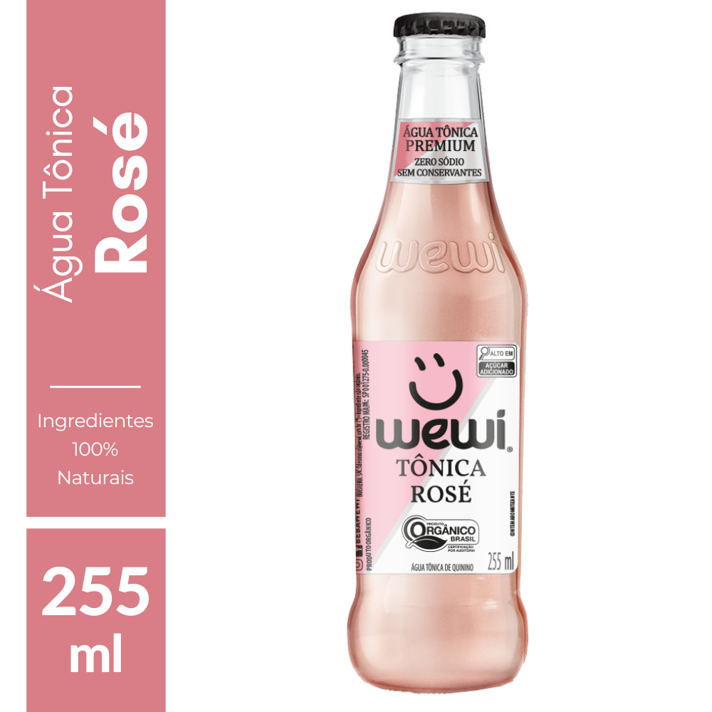 Wewi Organic Rosé Tonic Water 255ml