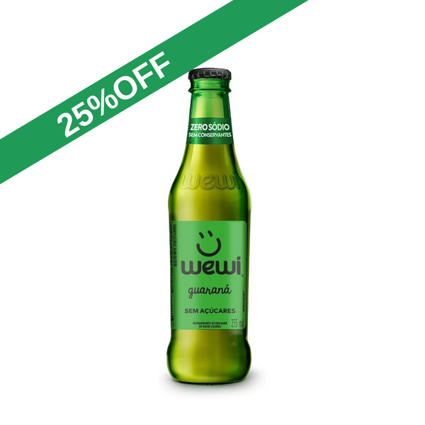 Guaraná Zero Açúcar Wewi 255ml