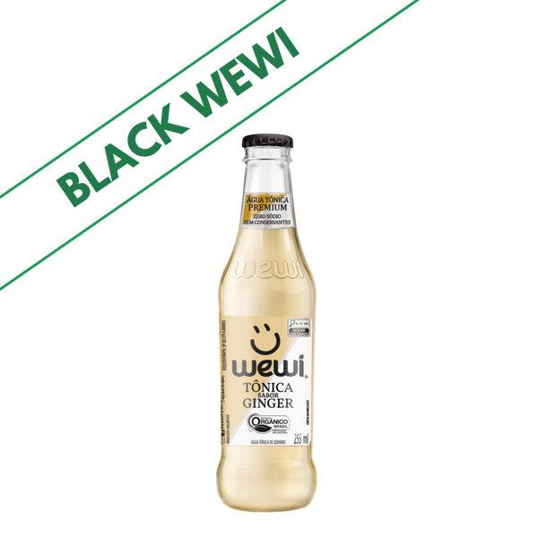Água Tônica Ginger Orgânica Wewi 255ml