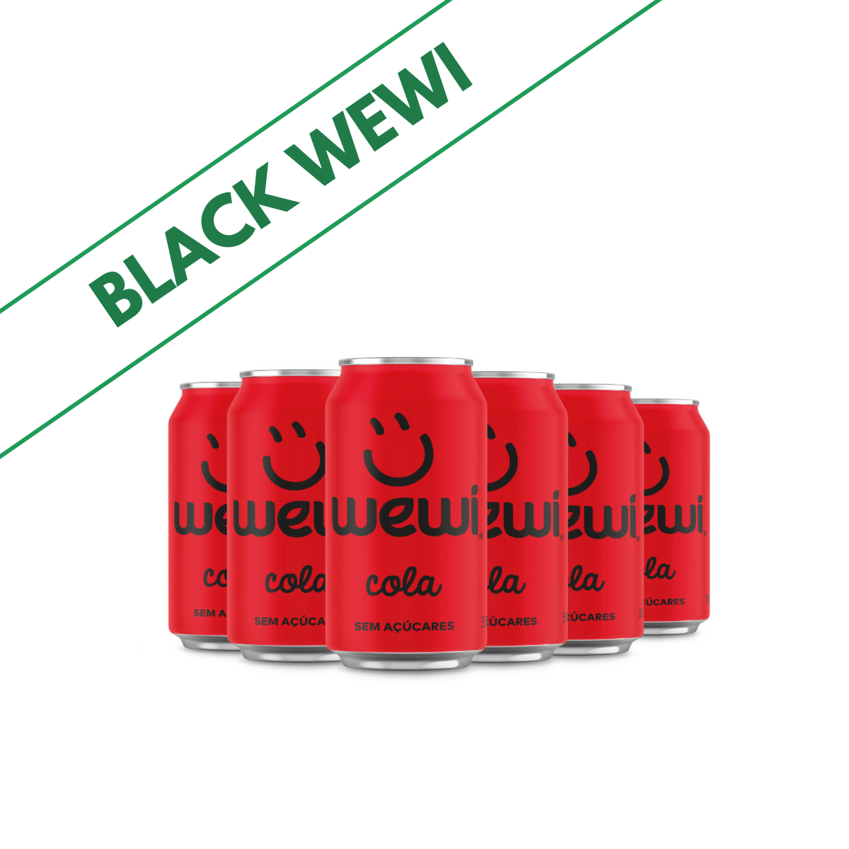 Cola Zero Açúcar Wewi 350ml Pacote com 6 Unidades