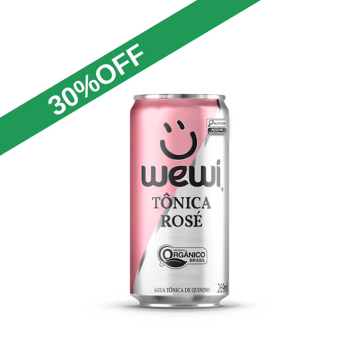 Água Tônica Rosé Orgânica Wewi 269ml