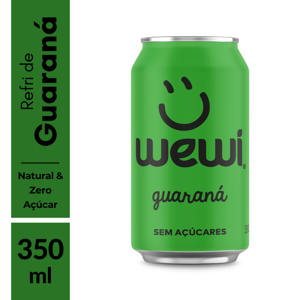 Guaraná Zero Açúcar Wewi 350ml