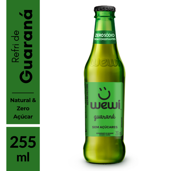 Guaraná Zero Açúcar Wewi 255ml