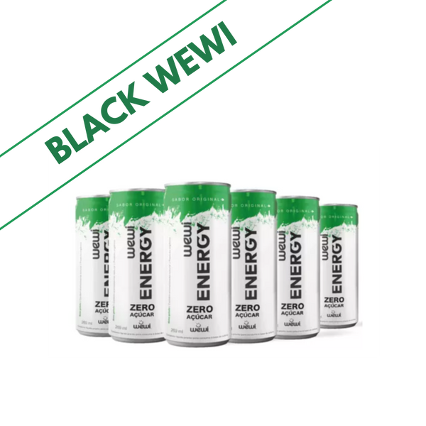 Energy Zero Açúcar Wewi 269ml Pacote com 6 Unidades
