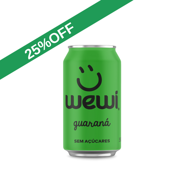 Guaraná Zero Açúcar Wewi 350ml