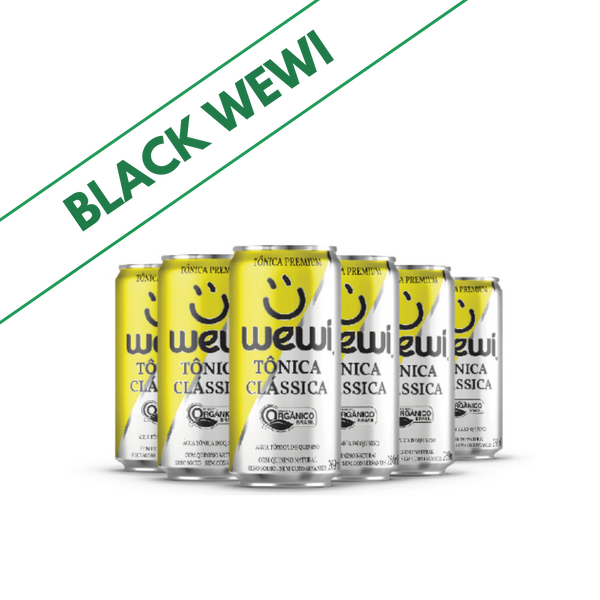 Água Tônica Clássica Orgânica Wewi 269ml Pacote com 6 Unidades