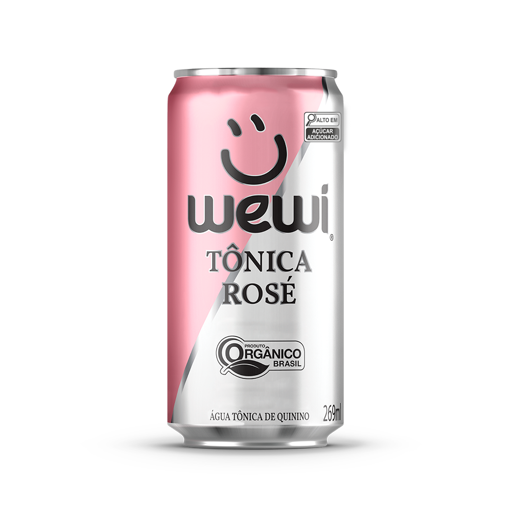 Água Tônica Rosé Orgânica Wewi 269ml