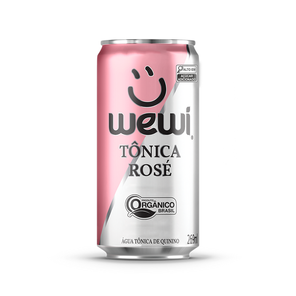 Água Tônica Rosé Orgânica Wewi 269ml