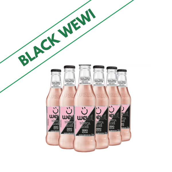 Água Tônica Rosé ZERO Açúcares 255ml Pacote com 6 Unidades