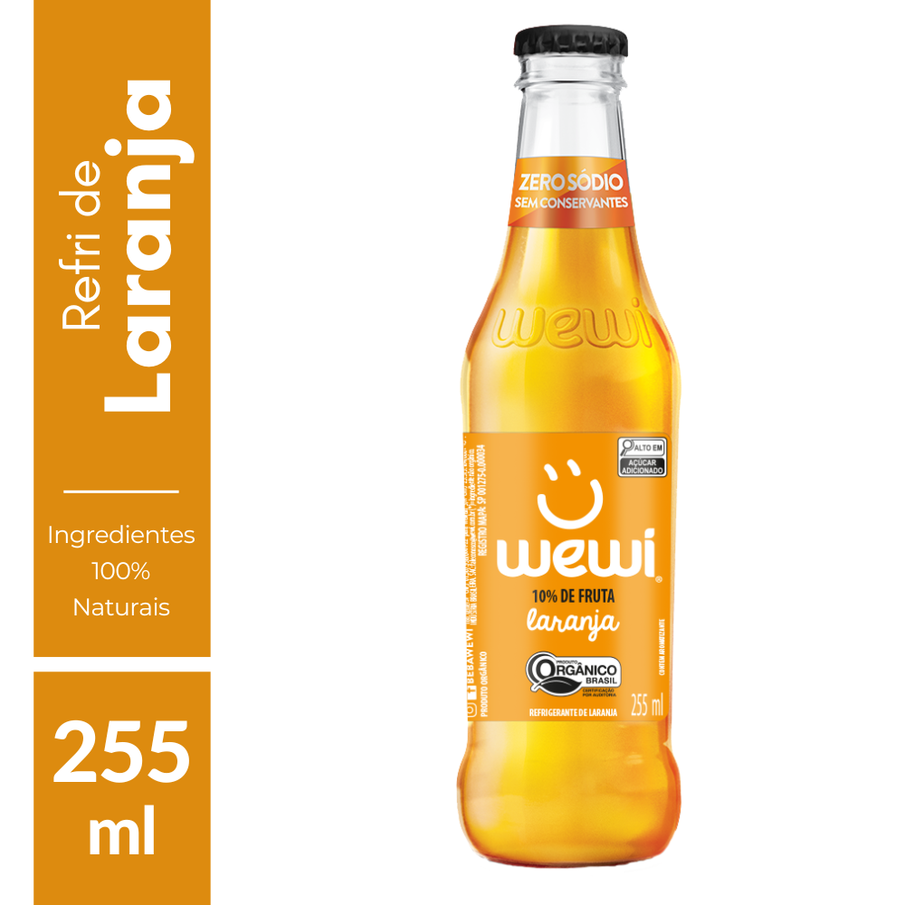 Laranja Orgânico Wewi 255ml