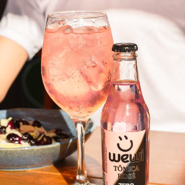 Água Tônica Rosé ZERO Açúcares 255ml Pacote com 6 Unidades