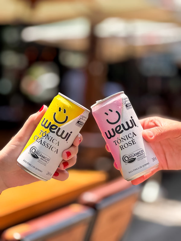Água Tônica Clássica Orgânica Wewi 269ml Pacote com 6 Unidades