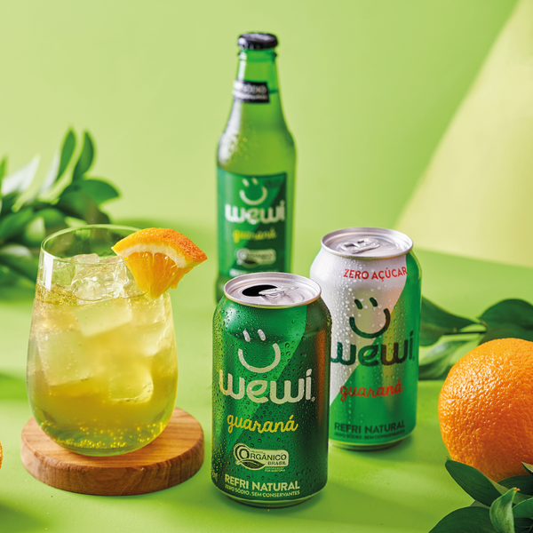 Guaraná Orgânico Wewi 350ml Pacote com 6 Unidades