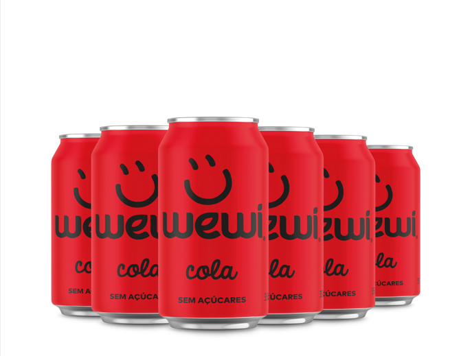 Cola Zero Açúcar Wewi 350ml Pacote com 6 Unidades